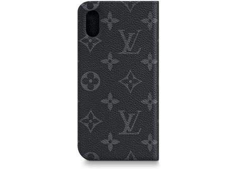 Louis Vuitton iPhone Folio Monogram Eclipse XS MAX 